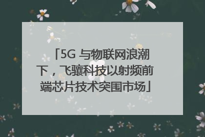 5G 与物联网浪潮下，飞骧科技以射频前端芯片技术突围市场