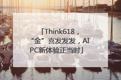 Think618，“金”喜发发发，AIPC新体验正当时